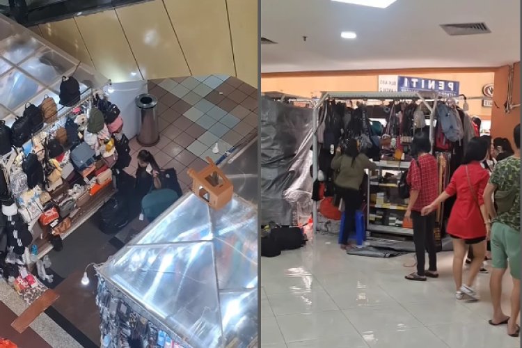 Viral Pedagang Barang Impor di ITC Mangga Dua&nbsp;Dirazia