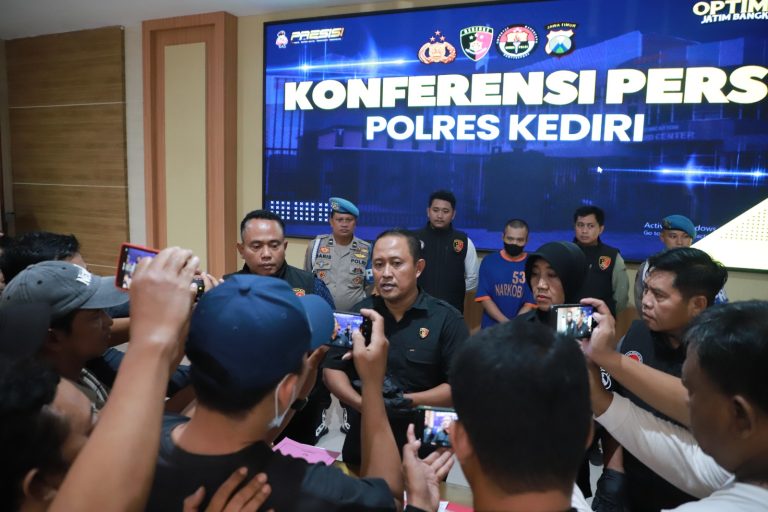 Polres Kediri Berhasil Ungkap Kasus Peredaran Narkotika Senilai 1,5 M