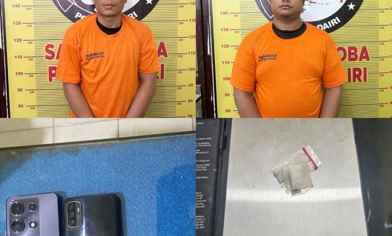 Berantas Narkoba, Sat Narkoba Polres Dairi Ringkus Seorang Tersangka Bersama&nbsp;Pengedarnya