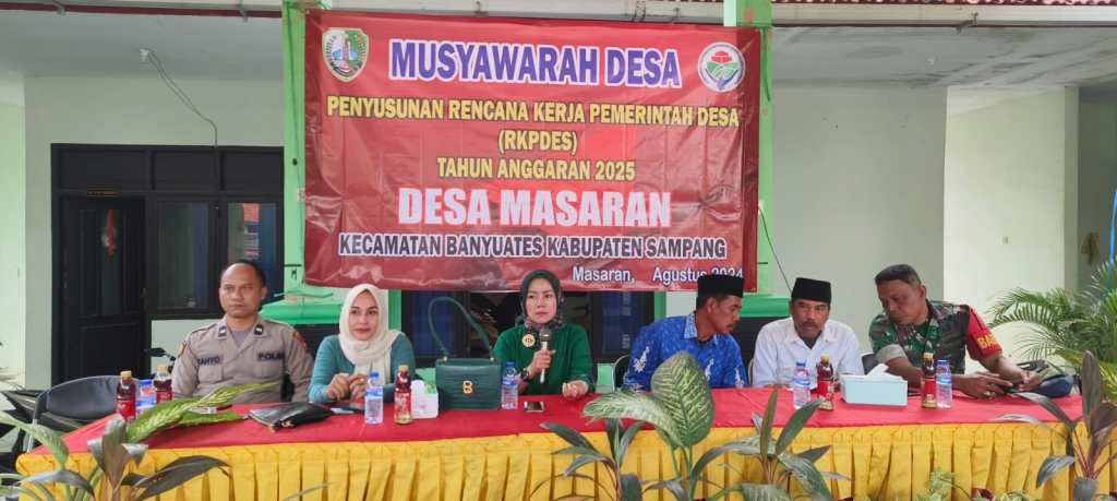 Desa Masaran Gelar Musdes Bahas Ini….