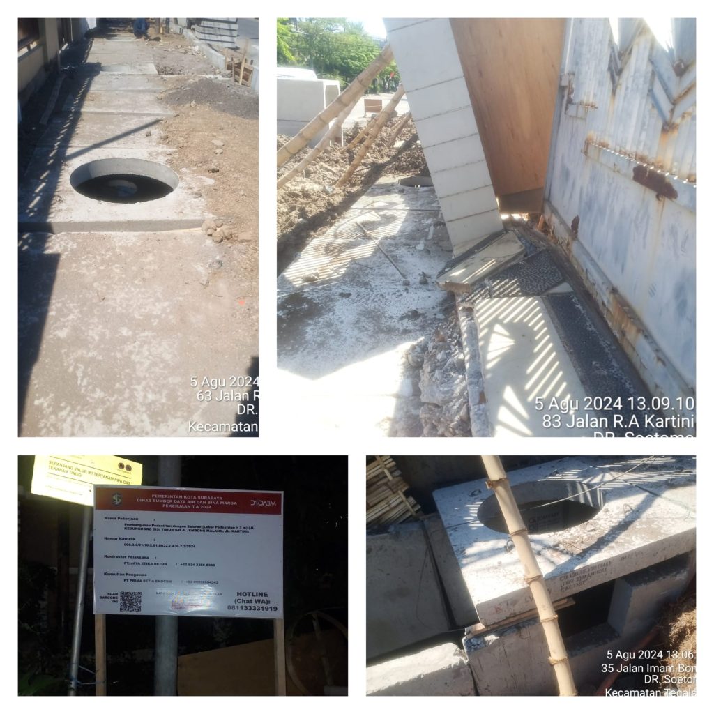 PROYEK DRAINASE U-DITCH DI JALAN KARTINI ASAL-ASALAN