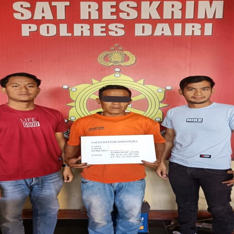 Aniaya Anak Dibawah Umur, Akhirnya Pelaku FM Ditangkap Polres&nbsp;Dairi