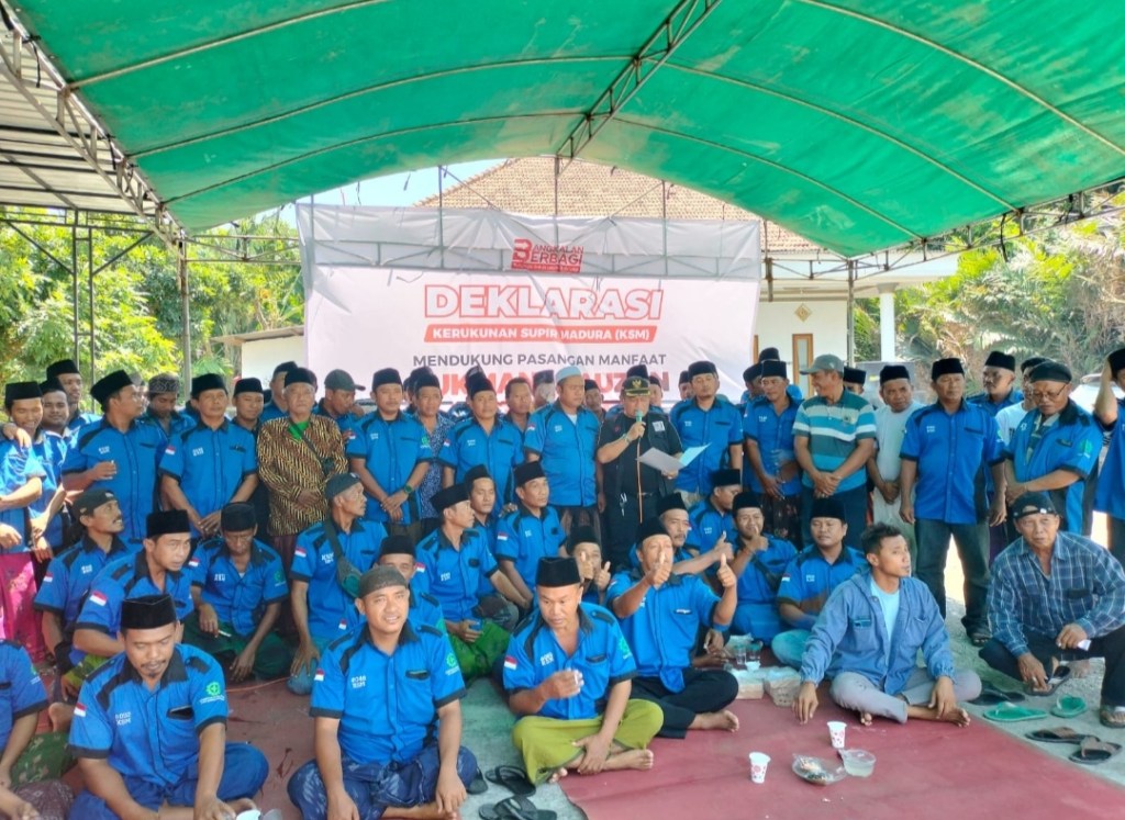 Kerukunan Sopir Madura Dukung Lukman-Fauzan di Pilkada Bangkalan&nbsp;2024